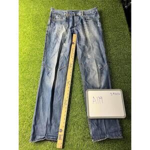 Rocawear Classic Fit Men's Jeans W36x34 destroyed distressed faded baggy